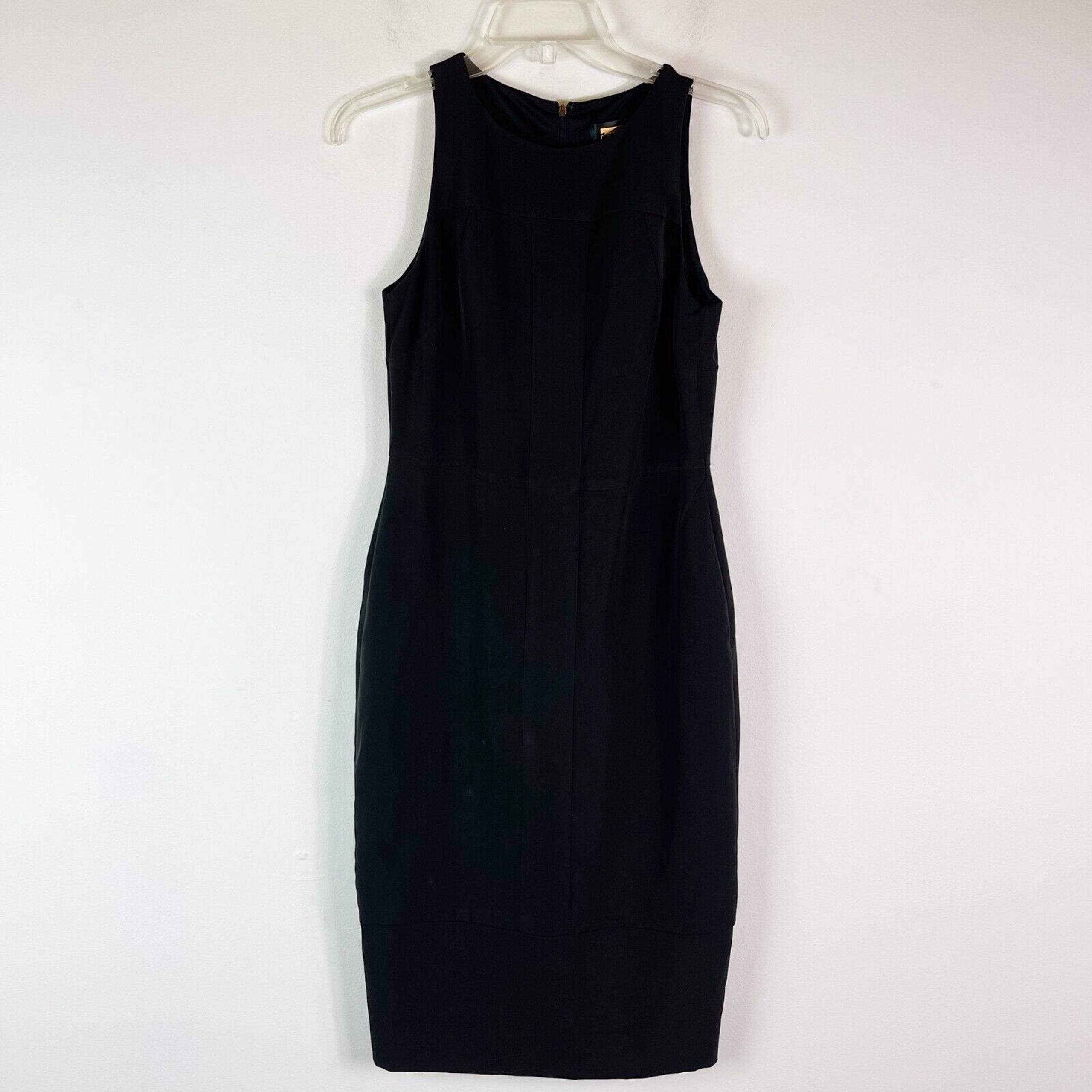 Alexia Admor NWOT Women's Sleeveless Sheath Midi Dress Black Size S