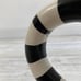 Hand Painted Black and White Polka Dot Pitcher /bh