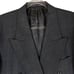 Alexandre Of England Double Breasted Suit Blazer Jacket 42S Gray Blue Plaid Wool