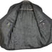 Alexandre Of England Double Breasted Suit Blazer Jacket 42S Gray Blue Plaid Wool