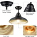 Farmhouse Semi Flush Mount Ceiling Lights, Modern Ceiling Ceiling Lamps