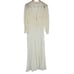Vintage 80’s Victoria’s Secret Gold Label Lingerie Robe Lace Floral Bridal Small