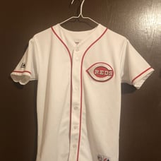 VtgMLBMajesticYouthLReds#3GriffeyButtonU