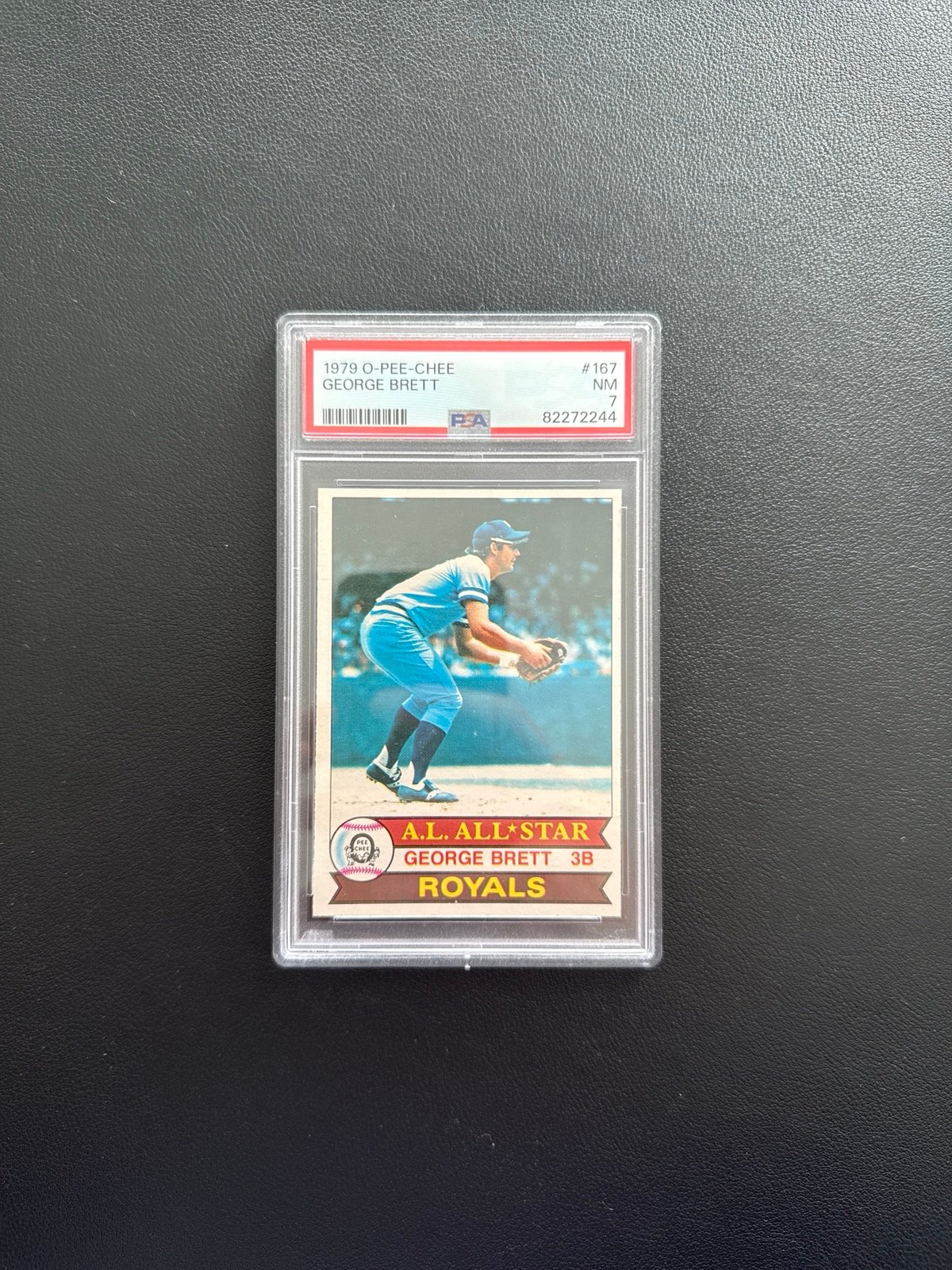 George Brett 1979 O-PEE-CHEE PSA 7