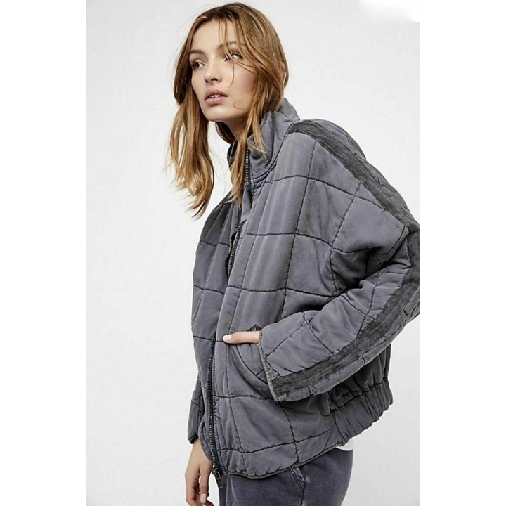 Free People Dolman Quilted Jacket