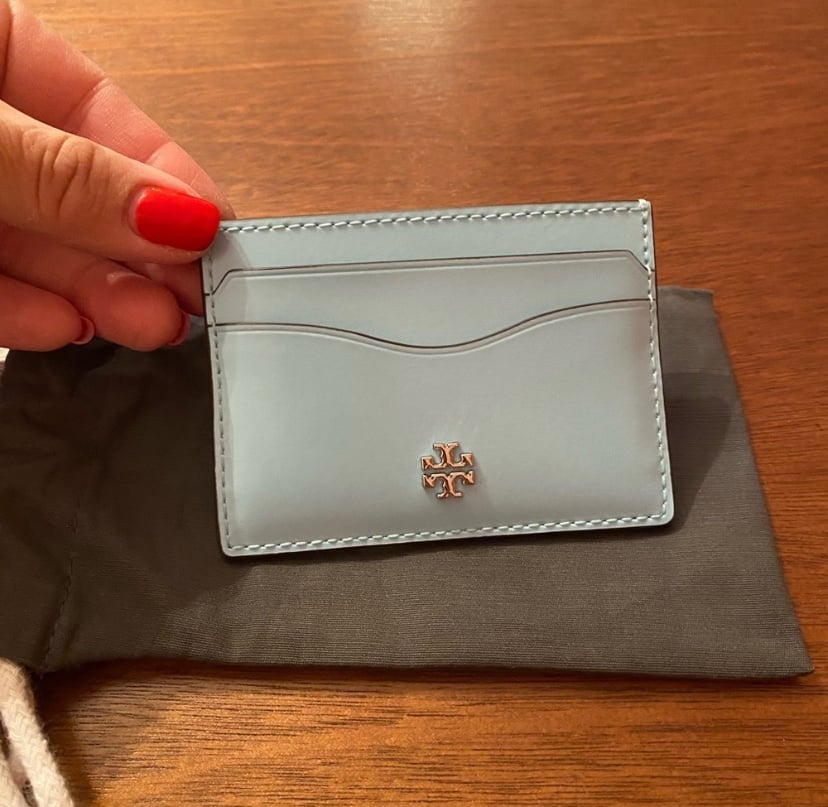 100% Authentic Tory Burch Emerson Patent Slim Card Holder