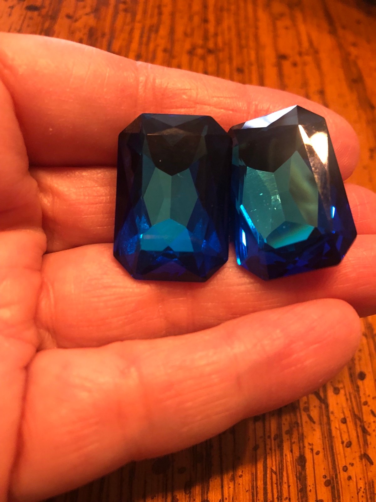 Vintage Crystal Clip-on Earrings