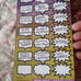 scrapbooking sticker lot