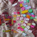 scrapbooking sticker lot