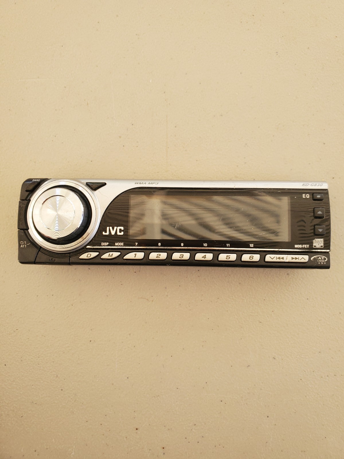 VINTAGE JVC KDG830 OR KD-830 CD PLAYER CAR STEREO REMOVABLE FACE