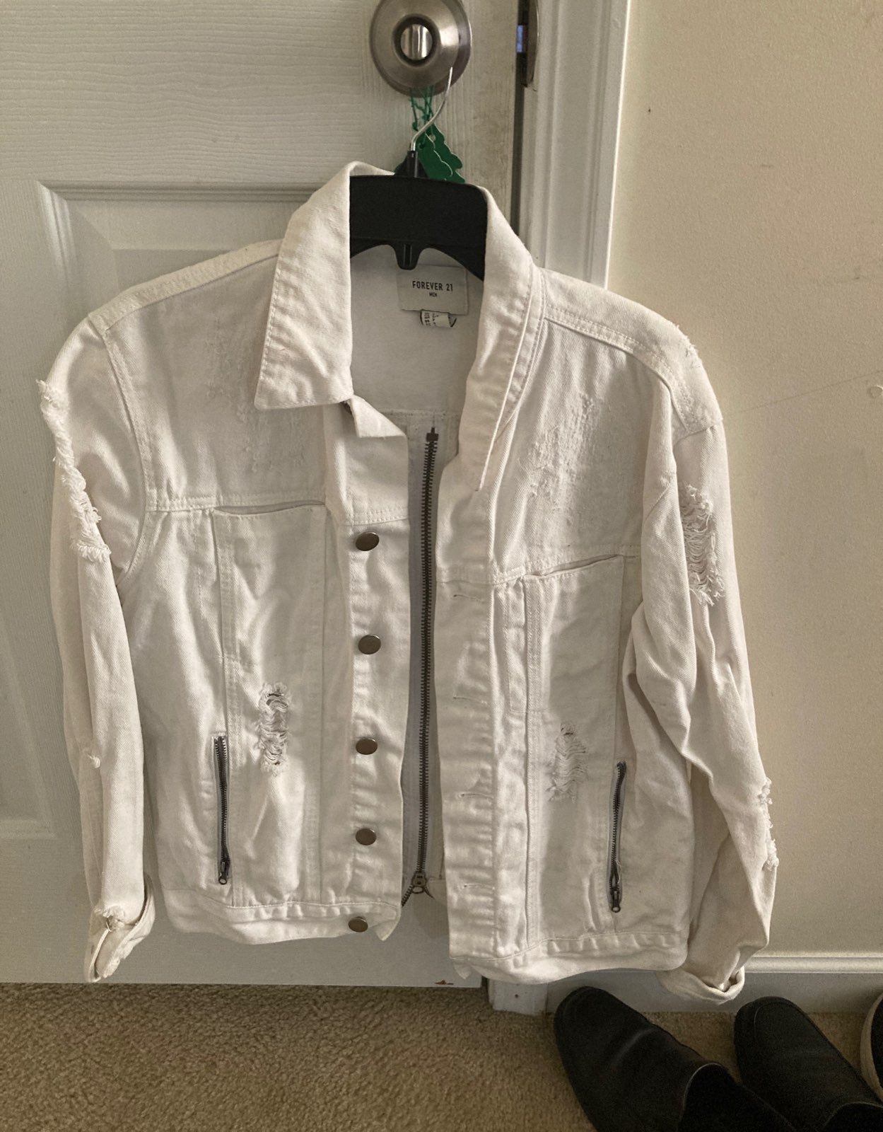 White Denim Jacket