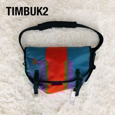 TIMBUK2 Dingback Two Messenger Bag Light Blue x Orange M