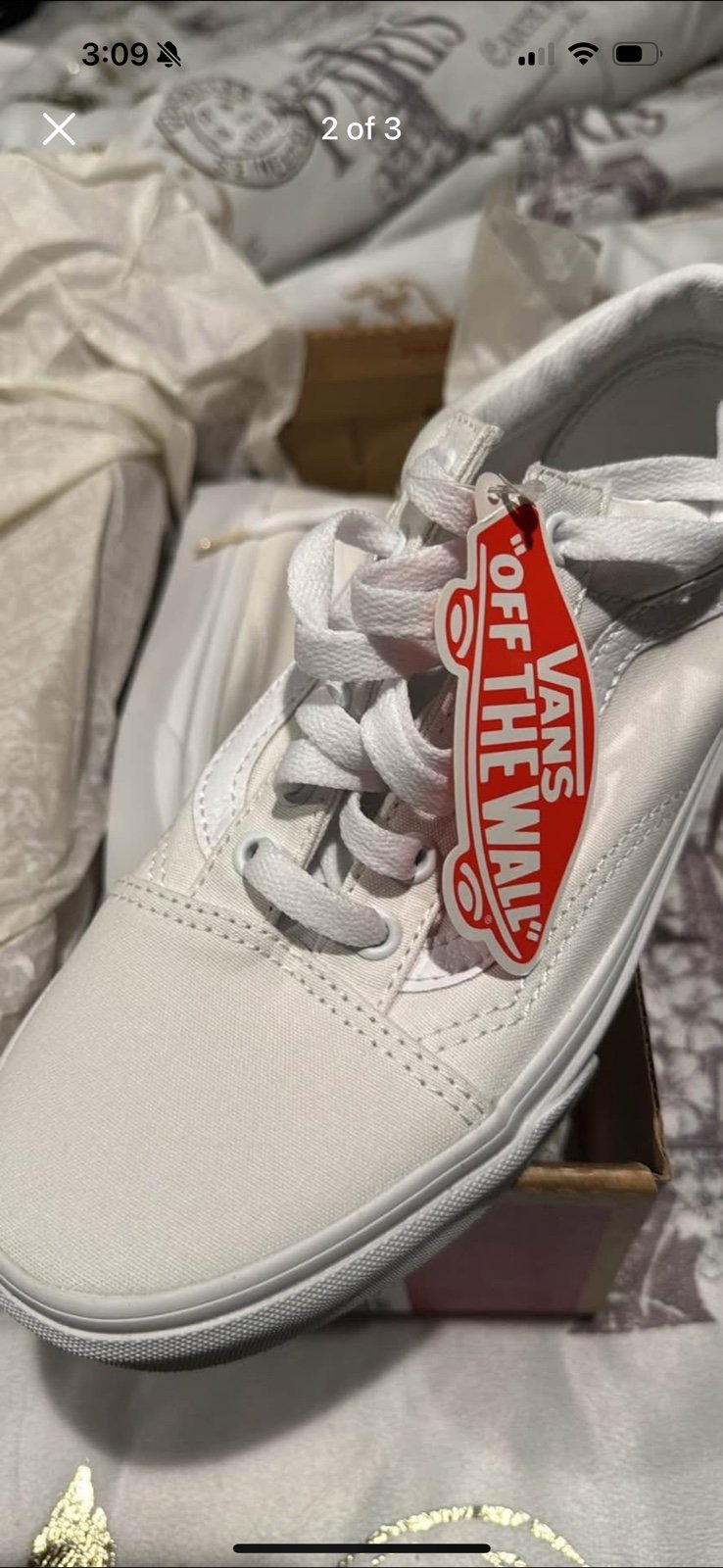 Vans athletic shoes size 6 youth