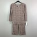 Flora Nikrooz | Leopard Animal Print Beige Pajama 2 Piece Set S
