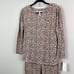 Flora Nikrooz | Leopard Animal Print Beige Pajama 2 Piece Set S