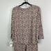 Flora Nikrooz | Leopard Animal Print Beige Pajama 2 Piece Set S