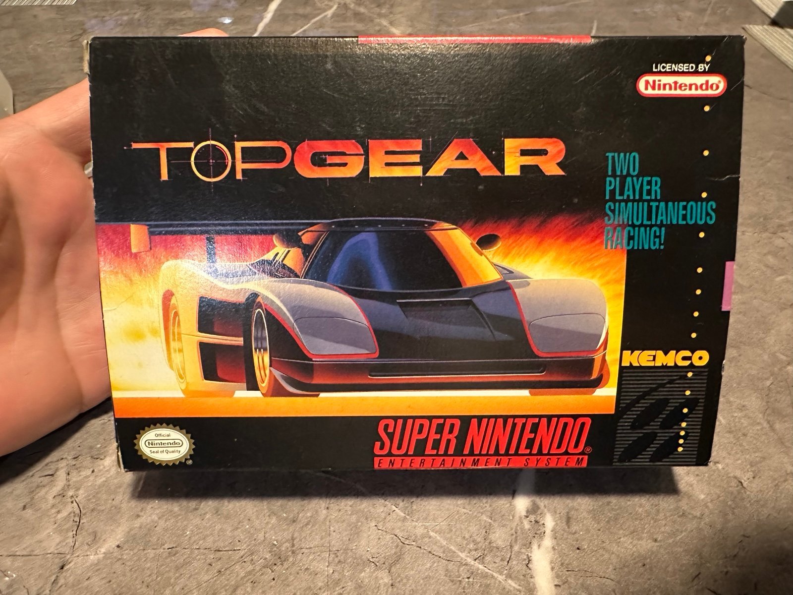 Super Nintendo TOPGEAR COMPLETE LIKE NEW SNES