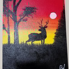 Original hand painted acrylic Painting