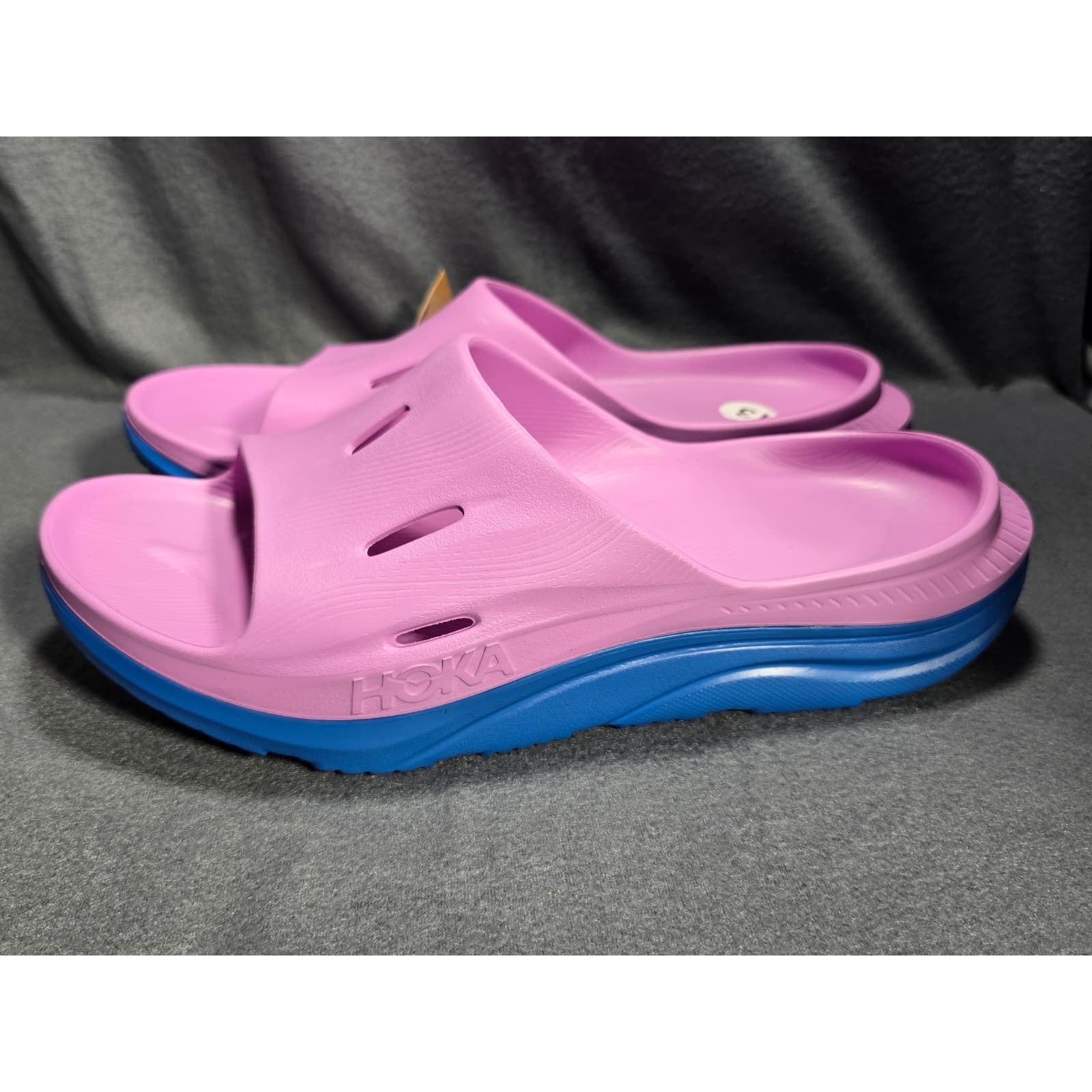 Hoka Ora Recovery Slide 3 Cyclamen Coastal Sky Comfort Sandal US M 13 /W 15 NWOB