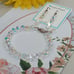 Aurora Borealis Beaded Bracelet & Earrings Set with 925 Sterling Silver Findings