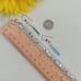 Aurora Borealis Beaded Bracelet & Earrings Set with 925 Sterling Silver Findings