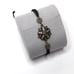 RARE Vintage Estate Green Emerald Diamond Gemstone Kaballah Bracelet W/GIFT BOX