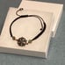 RARE Vintage Estate Green Emerald Diamond Gemstone Kaballah Bracelet W/GIFT BOX