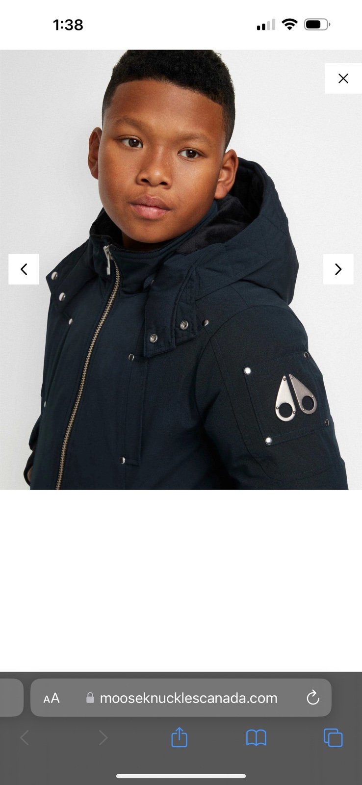 Moose knuckle unisex coat