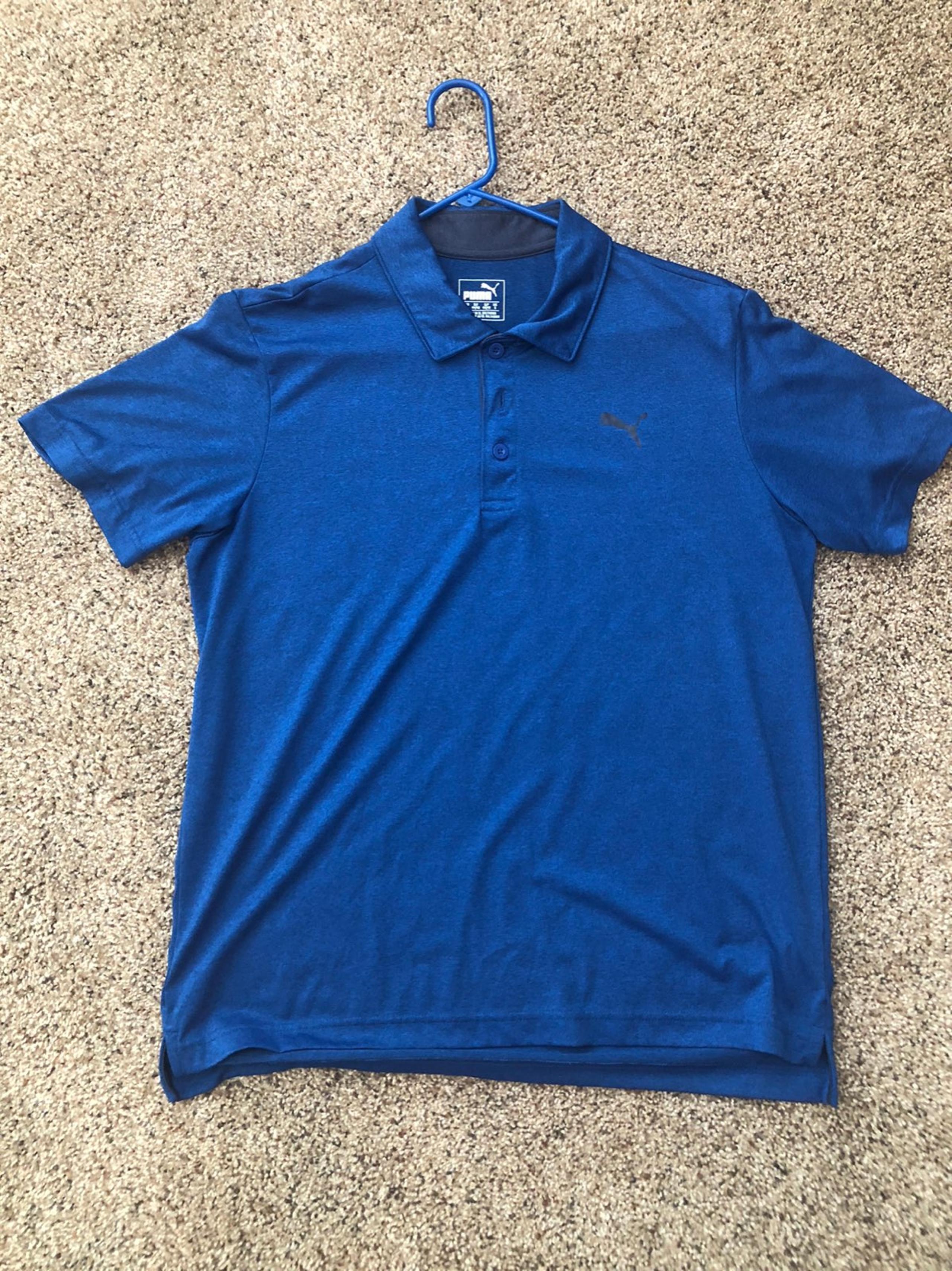 Mens puma golf polo shirt