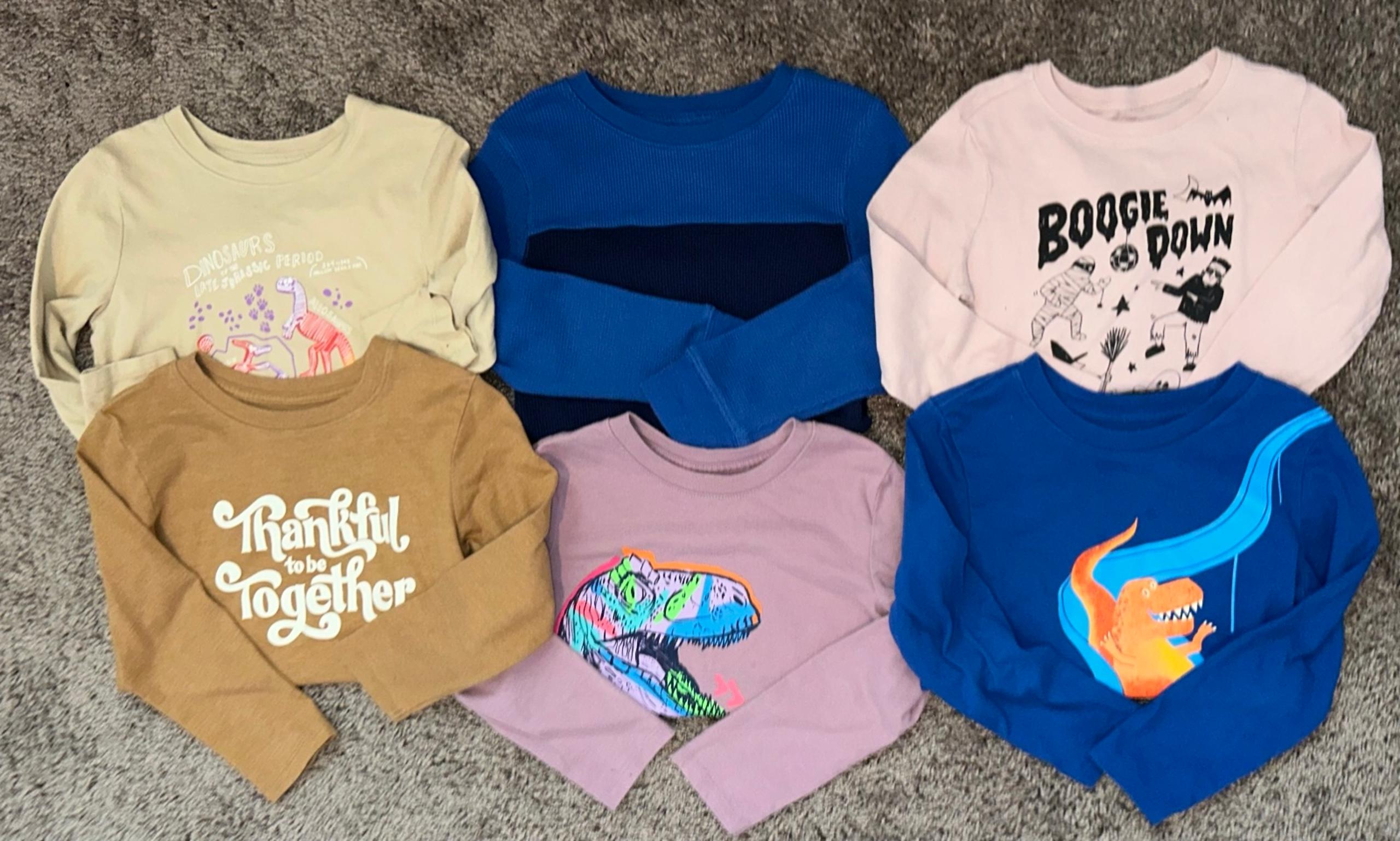 5T Long Sleeve Shirt Bundle