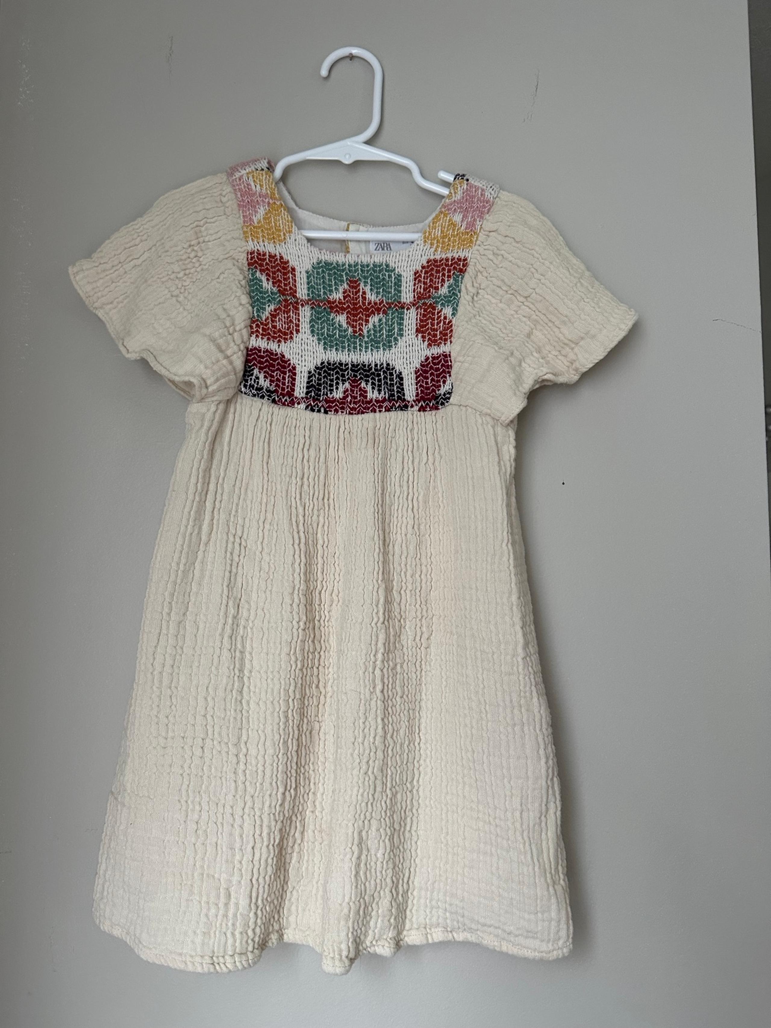 Zara girls dress size 4-5 T
