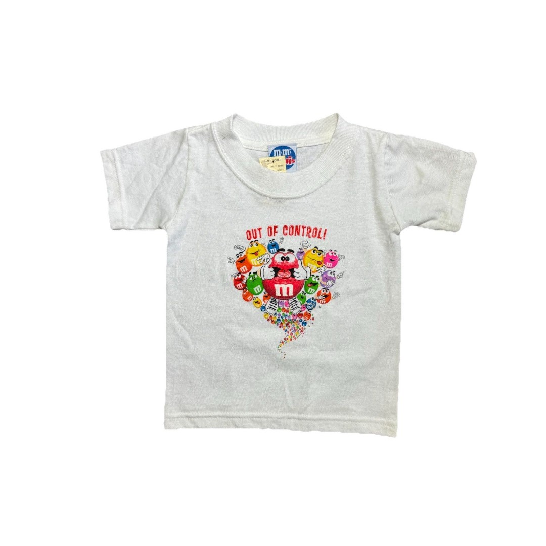 NWT Vintage M&M s Minis Out of Control Toddler T-Shirt 2T Made in USA