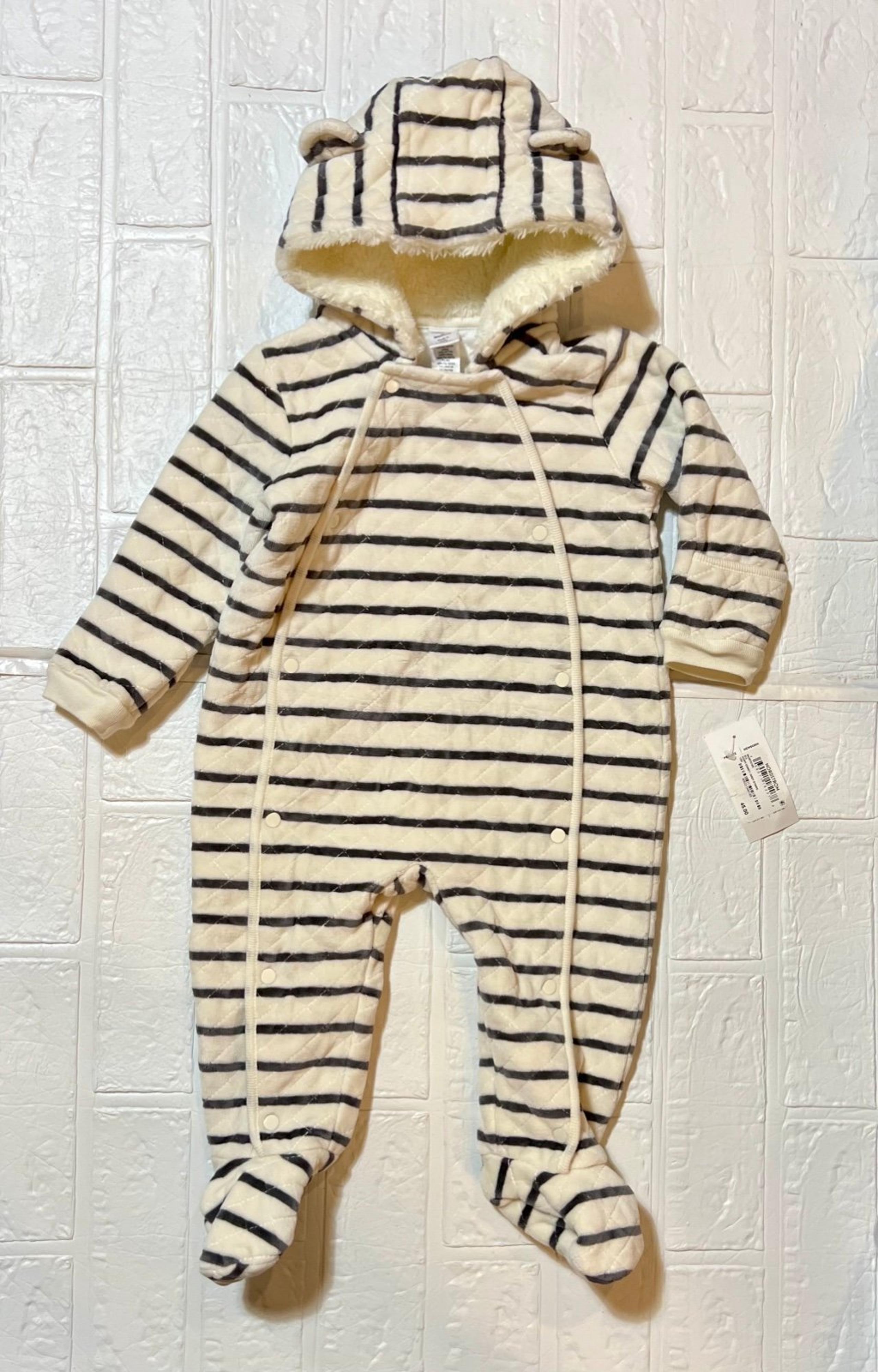 Nordstrom Velour Bunting Infant Size 12 Months New!