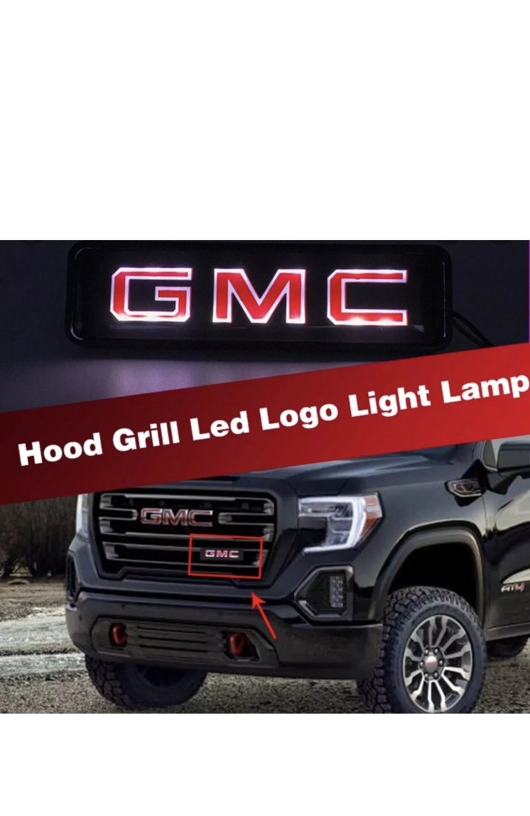 New gmc.Badge Emblem Grill LED Light