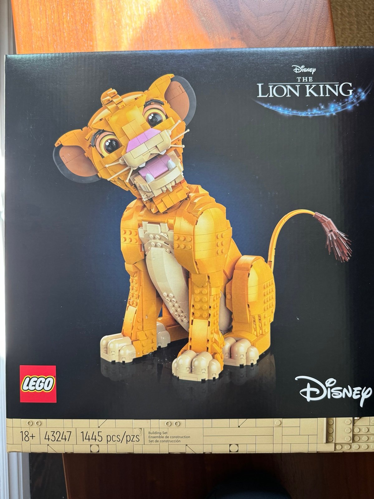 LEGO Disney Lion King Simba collectible 1445 pieces