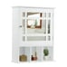 Mirror Door Bathroom Storage Wall Mounted Medicine Cabinet With Shelf White