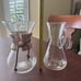 Chemex Classic Pour Over Coffee Maker Set Of 2; 4 Cups & 2 Cups Coffeemakers