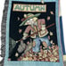 Mary Engelbreit Four Seasons Afghan Tapestry Throw 50 x 70 Woven Cotton 1997