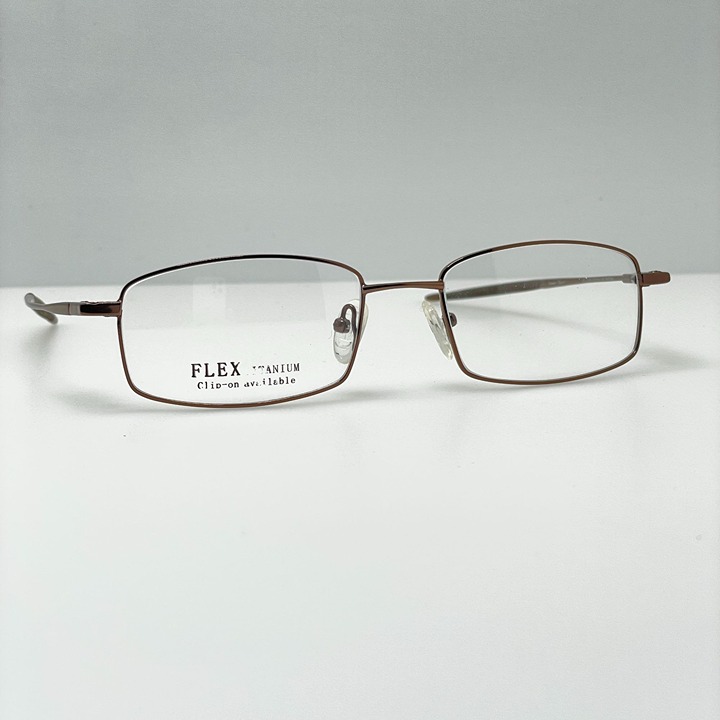 Flex Eyeglasses Eye Glasses Frames 2142 Brown 53-18-135
