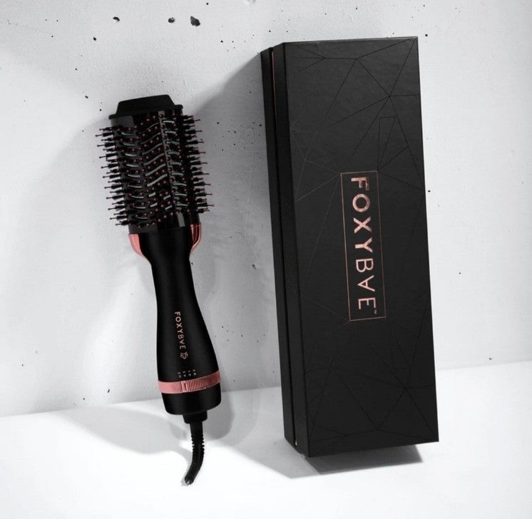 Foxybae Limited Edition Rose Gold Blowout Dryer Brush Pro, (NIB/SEALED)