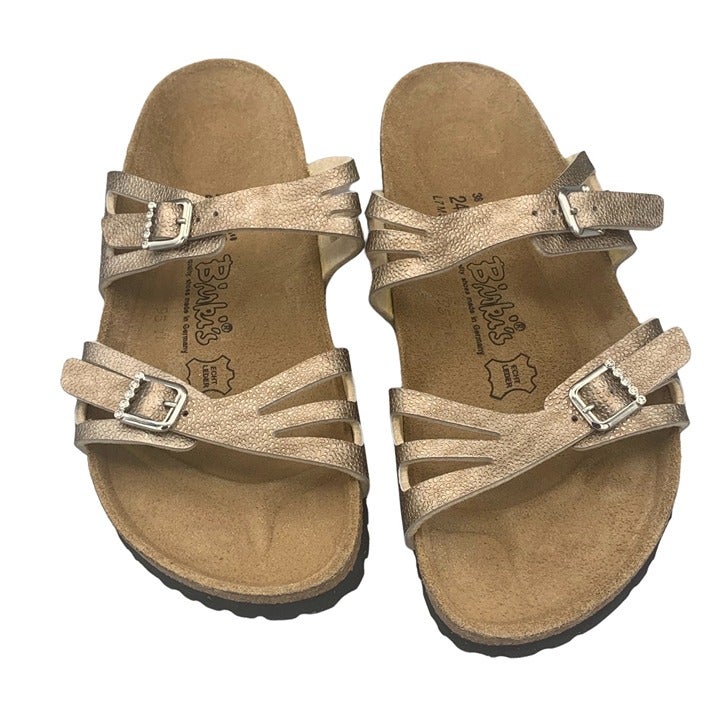Birki's by Birkenstock Granada Sandals Gold Size L7 M5