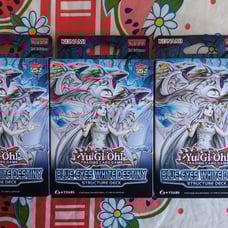3X BLUE EYES WHITE DESTINY