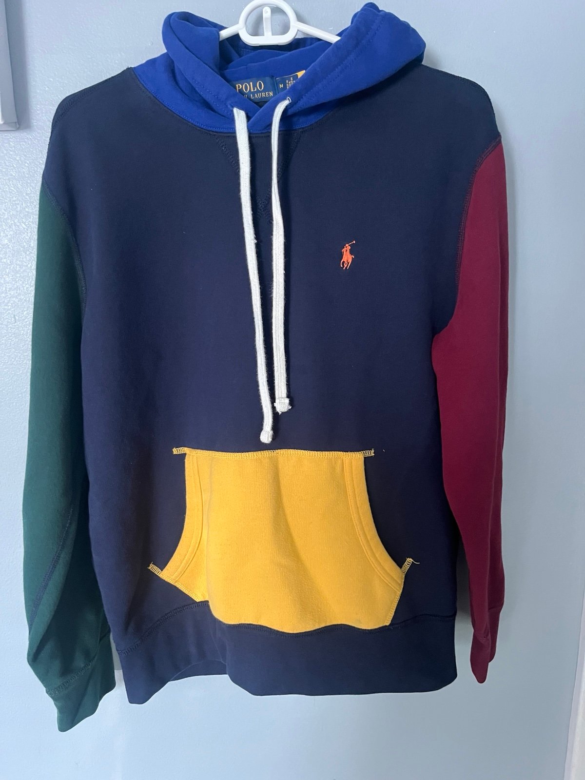 Polo Ralph Lauren Color-Block Hoodie Size Medium