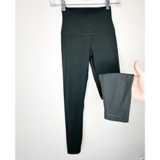 Lululemon Slate Gray High Waist Stretch Yoga Pants 2