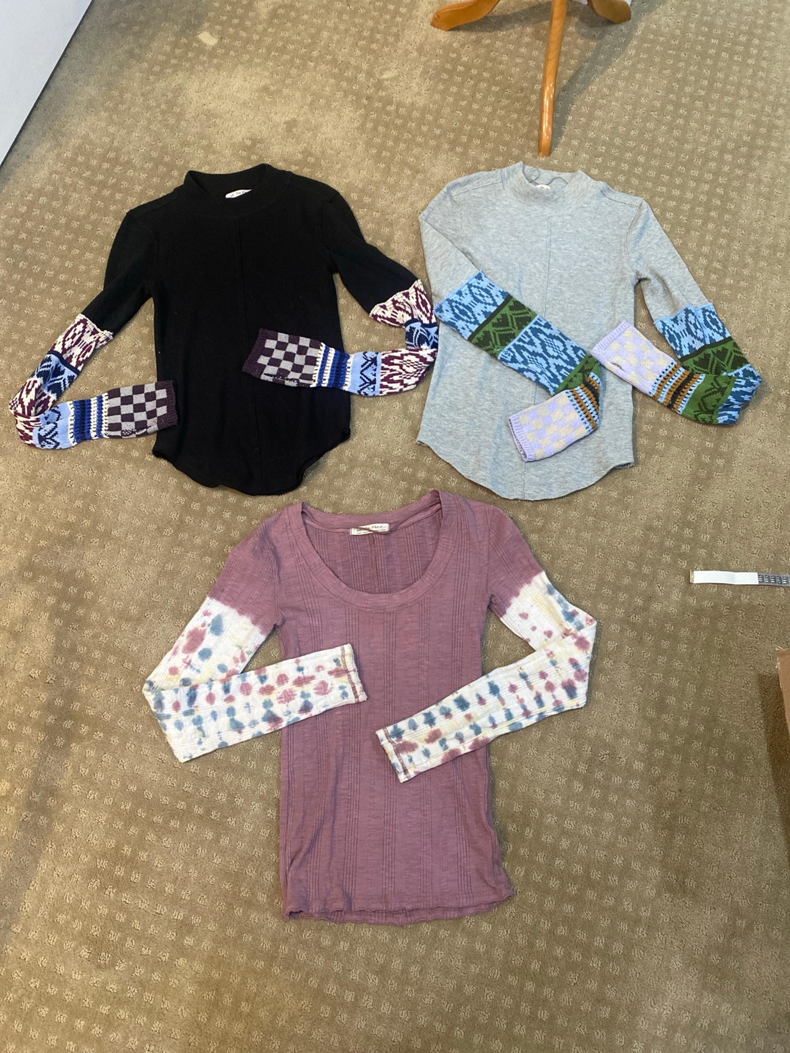 Lot 3 We The Free thermal/waffle weave /sweater long sleeve tops sz Small