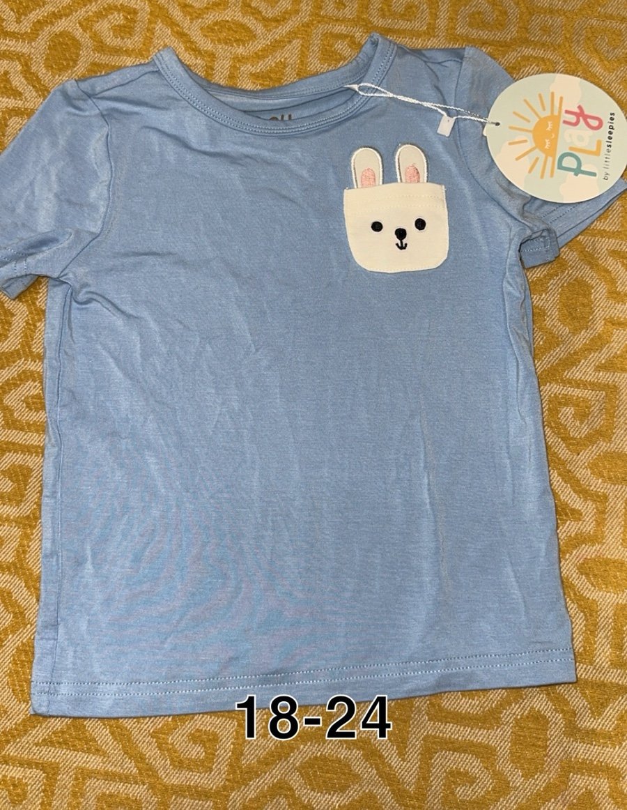 Little Sleepies 18-24 Easter bunny tshirt
