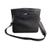 Samsonite Briefcase Laptop Bag Luggage Black Leather Telescoping Handle 13.5X12