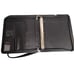 Samsonite Briefcase Laptop Bag Luggage Black Leather Telescoping Handle 13.5X12