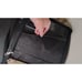 Samsonite Briefcase Laptop Bag Luggage Black Leather Telescoping Handle 13.5X12