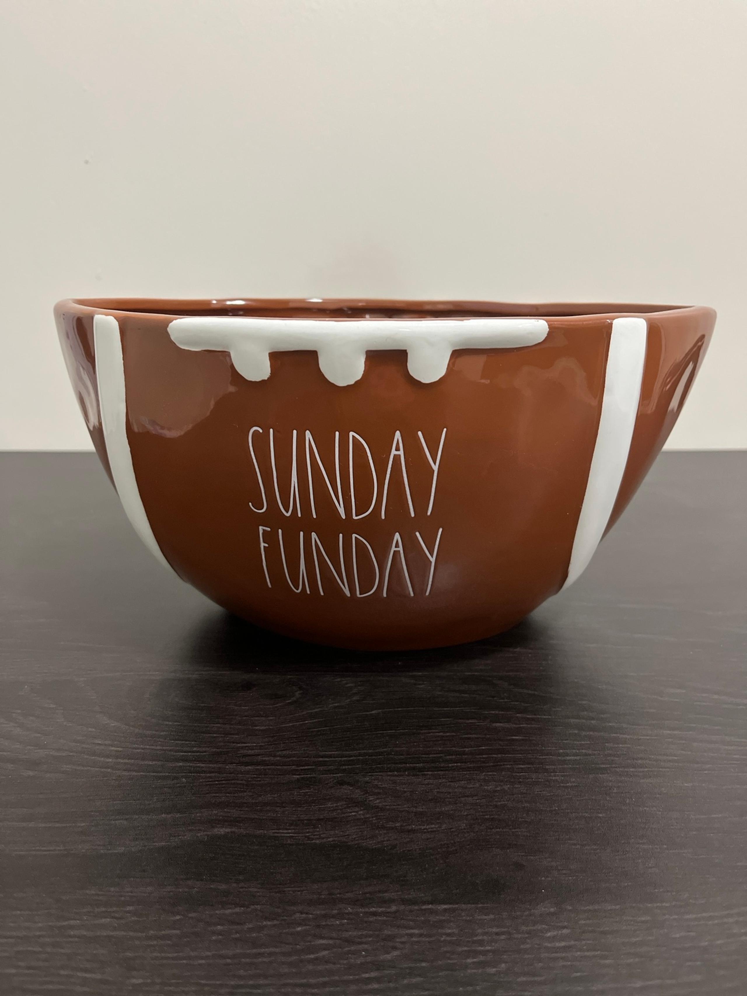 Rae Dunn Football Bowl